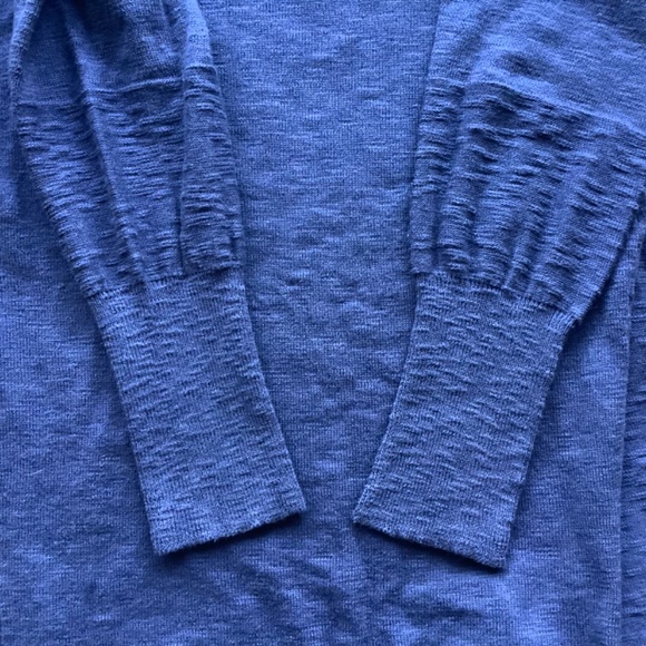 Ruby Moon blue lightweight knit cowl neck sweater Medium - Picture 10 of 10